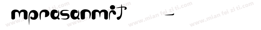 Cmprasanmit BOLD字体转换
